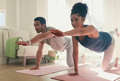 Female Yoga Stock Photo